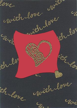 Vorderseite Karte With Love