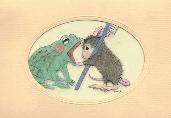 Vorderseite Karte Horchl�ffel & Laubfrosch
