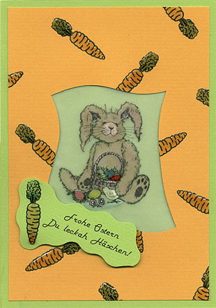 Karte Osterhase