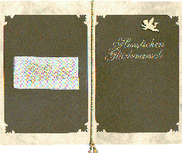 R�ckseite Karte Hochzeit