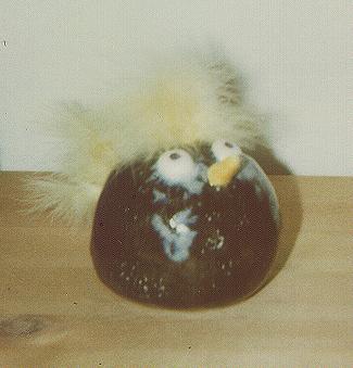 Ton-Arbeit Puschelhuhn