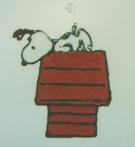Window-Colour-Bild Snoopys Hundeh�tte